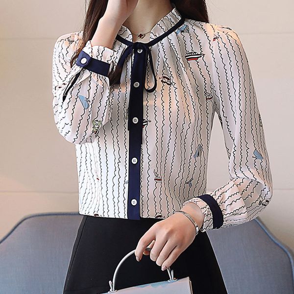 new 2020 women blouse shirt casual white striped shirt flower print long sleeve blouse women chiffon ruffle blusas
new 2020 women blouse shirt casual white striped shirt flower print long sleeve blouse women chiffon ruffle blusas