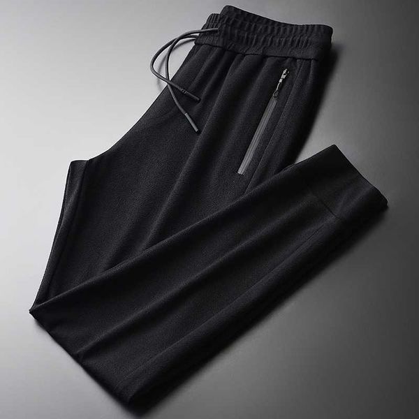 black mens luxury elastic waist spring men's trousers plus size 4xl fashion slim fit sport dark fringe male pants
black mens luxury elastic waist spring men's trousers plus size 4xl fashion slim fit sport dark fringe male pants