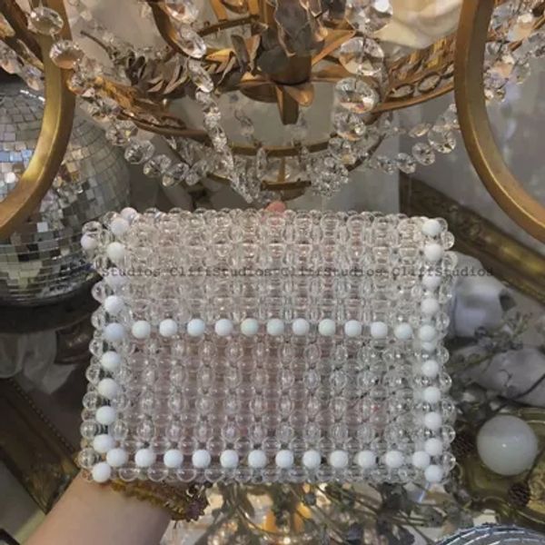 hand-knitted pearls women handbag evening pearl women bag shoulder bags clutch crystal transparent bag for wedding party
hand-knitted pearls women handbag evening pearl women bag shoulder bags clutch crystal transparent bag for wedding party