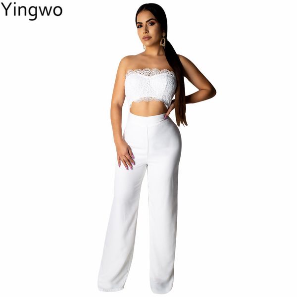 women's jumpsuits & rompers white/black/blue/red/burgundy off shoulder lacy strapless front cut out back zipper full length jumpsuit fo, Black;white
women's jumpsuits & rompers white/black/blue/red/burgundy off shoulder lacy strapless front cut out back zipper full length jumpsuit fo, Black;white