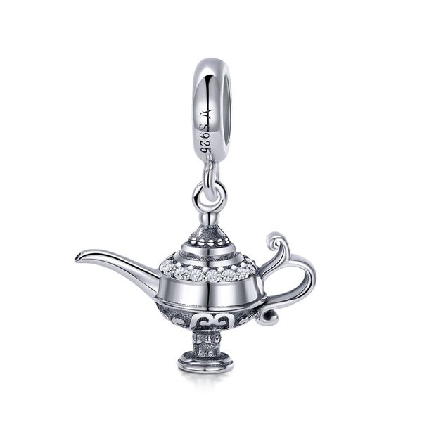 bamoer authentic 100% 925 sterling silver aladdin's magic lamp charm fit women bracelet & necklaces diy jewelry making scc703, Bronze;silver
bamoer authentic 100% 925 sterling silver aladdin's magic lamp charm fit women bracelet & necklaces diy jewelry making scc703, Bronze;silver