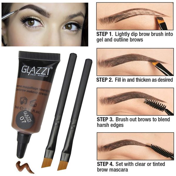 2019 new glazzi brand eyebrow tattoo gel color cosmetics pigment black coffee brown eye brow gel waterproof makeup with brushes
2019 new glazzi brand eyebrow tattoo gel color cosmetics pigment black coffee brown eye brow gel waterproof makeup with brushes