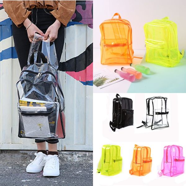 pvc jelly color backpack waterproof clear adjustable straps backpack fashion style women girls travel portable backpack
pvc jelly color backpack waterproof clear adjustable straps backpack fashion style women girls travel portable backpack