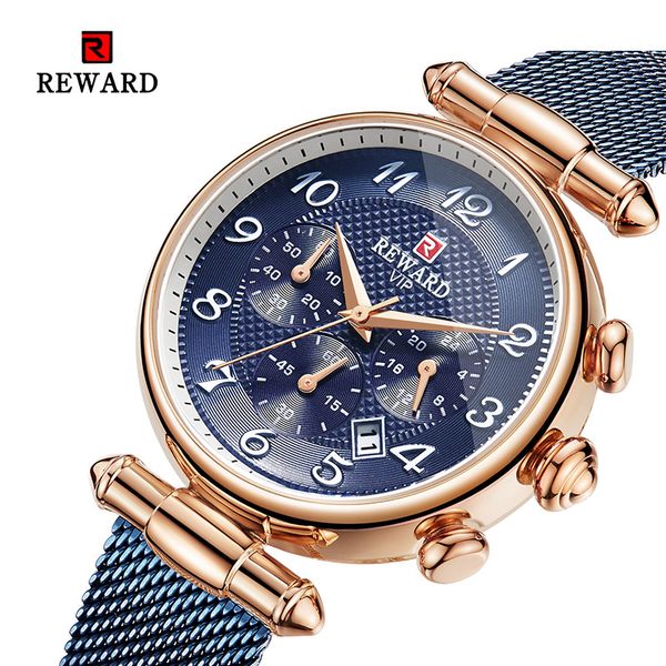 2019 reward date chronograph luxury women watches fashion brand ladies wrist watch lover female clock mesh steel dress watch, Slivery;brown
2019 reward date chronograph luxury women watches fashion brand ladies wrist watch lover female clock mesh steel dress watch, Slivery;brown