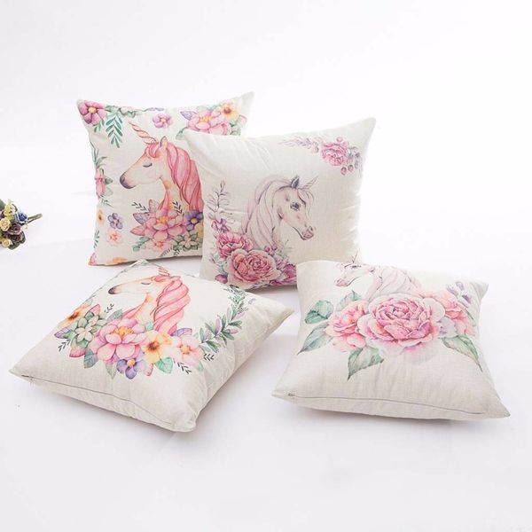 creative unicorn cushion cover cute unicorn rose flower throw pillow case for sofa cotton linen decorative pillowcase cover
creative unicorn cushion cover cute unicorn rose flower throw pillow case for sofa cotton linen decorative pillowcase cover