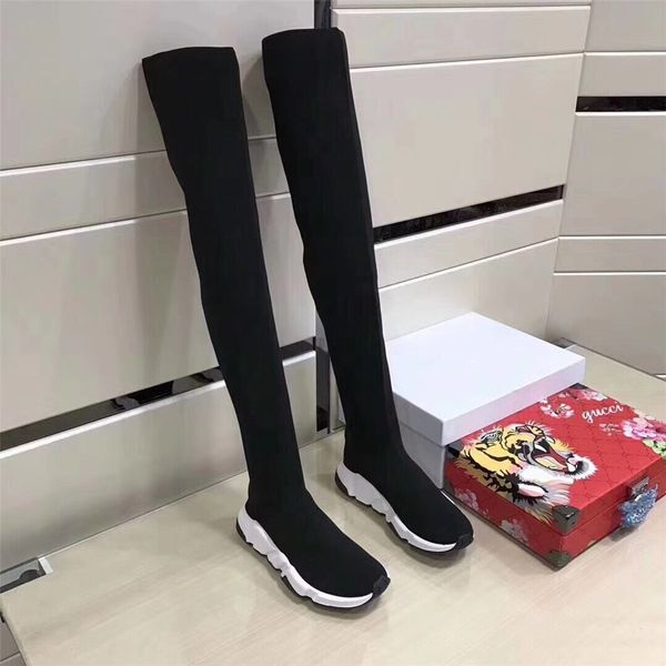 designer women shoes over the knee boot new 2019 luxury over the knee shoes luxury sock-like shoe,women sports shoes with shoe box, Black
designer women shoes over the knee boot new 2019 luxury over the knee shoes luxury sock-like shoe,women sports shoes with shoe box, Black