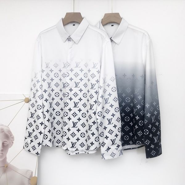 2020 designer slim fit shirts men 3d black gold floral print mens dress shirts long sleeved business casual shirts males clothes, White;black
2020 designer slim fit shirts men 3d black gold floral print mens dress shirts long sleeved business casual shirts males clothes, White;black