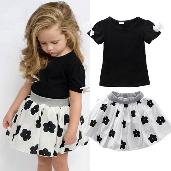 clothing sets kids clothes grls2pcs toddler girl set summer short sleeve mini t-shirt +printing skirt outfit child sui, White
clothing sets kids clothes grls2pcs toddler girl set summer short sleeve mini t-shirt +printing skirt outfit child sui, White