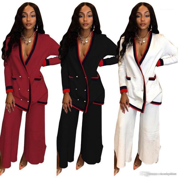 long trousers suits women fashion 2pcs suits blazers pants tracksuits single breasted, Gray
long trousers suits women fashion 2pcs suits blazers pants tracksuits single breasted, Gray