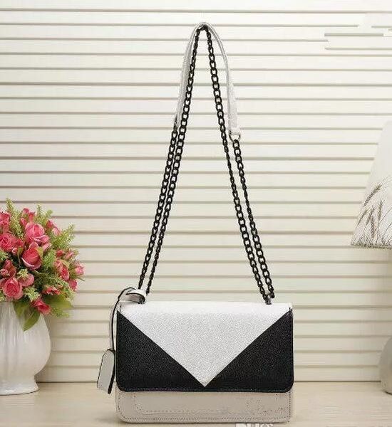 style 2020 women's pu leather doublt chains shoulder bags fashion two-tone messenger cross body bag purse evening bag #994
style 2020 women's pu leather doublt chains shoulder bags fashion two-tone messenger cross body bag purse evening bag #994