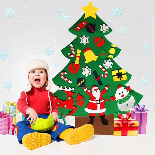 85 * 77cm felt christmas tree christmas tree pendant children diy mass gift navidad 2019 dropshipping
85 * 77cm felt christmas tree christmas tree pendant children diy mass gift navidad 2019 dropshipping