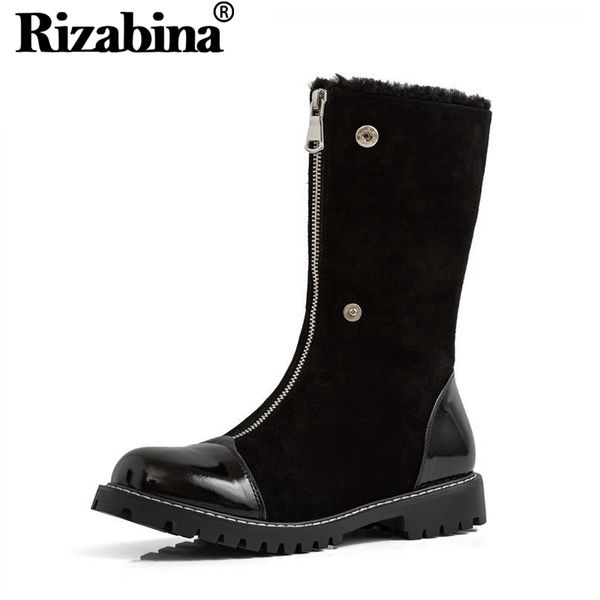 rizabina winter ankle boots women round toe low heel genuine leather zipper black punk cool shoes ladies footwear size 34-41
rizabina winter ankle boots women round toe low heel genuine leather zipper black punk cool shoes ladies footwear size 34-41
