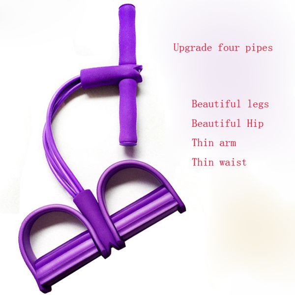 4 tubes latex bodybuilding pedal pull rope expander muscle exercise fitness resistance bands indoor pull rope sports
4 tubes latex bodybuilding pedal pull rope expander muscle exercise fitness resistance bands indoor pull rope sports