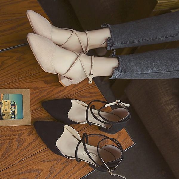 rome sandals women summer new 2019 black beige suede pointed toe chunky heels shoes cross narrow band buckle zapatos mujer cheap
rome sandals women summer new 2019 black beige suede pointed toe chunky heels shoes cross narrow band buckle zapatos mujer cheap