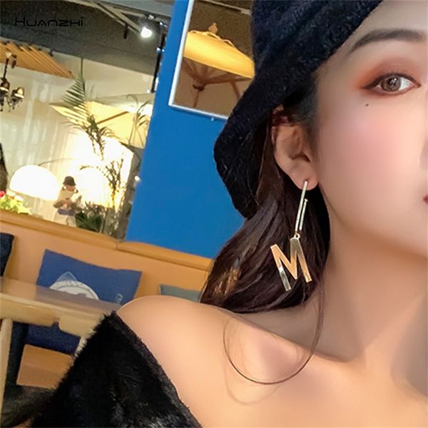 huanzhi 2019 new popular trend personality exaggeration letter m metal earrings for women girls party simple jewelry, Silver
huanzhi 2019 new popular trend personality exaggeration letter m metal earrings for women girls party simple jewelry, Silver