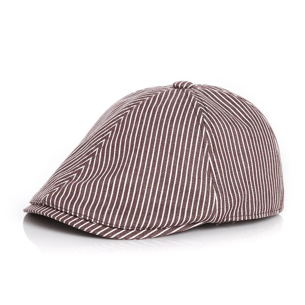 striped kids caps cotton boys girls beret hat toddler sun cap, Yellow 
striped kids caps cotton boys girls beret hat toddler sun cap, Yellow