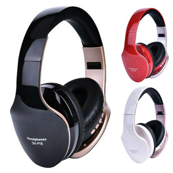 1pcs sn-p18 wireless headphones bluetooth headset foldable stereo headphone gaming earphones with microphone for pc mobile phone mp3
1pcs sn-p18 wireless headphones bluetooth headset foldable stereo headphone gaming earphones with microphone for pc mobile phone mp3