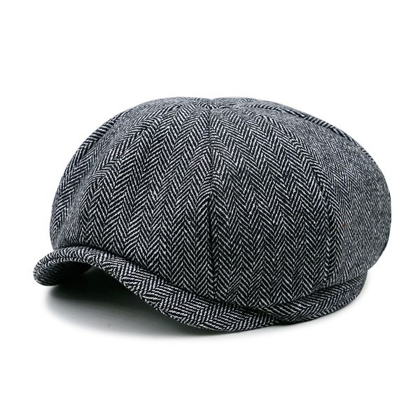 peaky blinders men berets hat for winter autumn vintage herringbone octagon cap men's women's warm casual gatsby flat beret hats, Blue;gray
peaky blinders men berets hat for winter autumn vintage herringbone octagon cap men's women's warm casual gatsby flat beret hats, Blue;gray