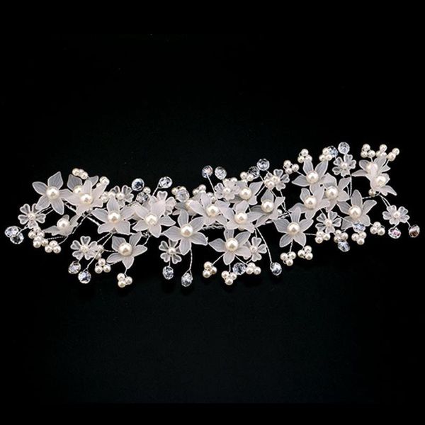 fashion crystal bride and bridesmaid handmade frosted pearl decoration headdress wedding dress accessories m8694, Golden;white
fashion crystal bride and bridesmaid handmade frosted pearl decoration headdress wedding dress accessories m8694, Golden;white