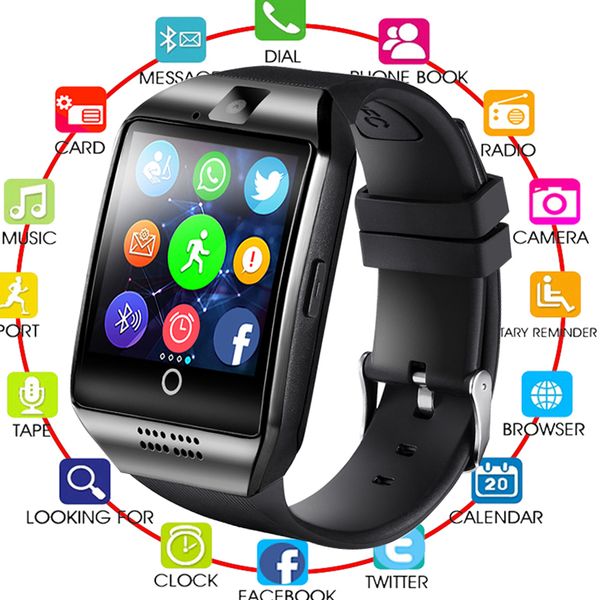 2019 quniwo bluetooth smart watch men q18 with touch screen big battery support tf sim card camera for android phone men watch, Slivery;brown
2019 quniwo bluetooth smart watch men q18 with touch screen big battery support tf sim card camera for android phone men watch, Slivery;brown