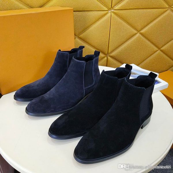 fashion shoes leather men snow boots suede leather casual knight boots wholesale fashion designer ankle boots with box, Black
fashion shoes leather men snow boots suede leather casual knight boots wholesale fashion designer ankle boots with box, Black
