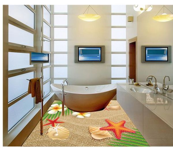 seaside beach shell painting bathroom floor waterproof wallpaper for bathroom wall
seaside beach shell painting bathroom floor waterproof wallpaper for bathroom wall