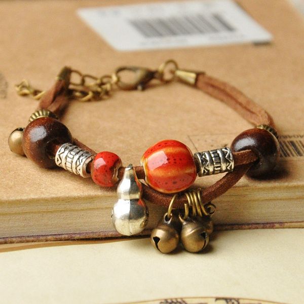 fashion charm ceramics muticolor round beads silver gourd bracelet original design bangle hand knitted amulet jewelry gifts, Golden;silver
fashion charm ceramics muticolor round beads silver gourd bracelet original design bangle hand knitted amulet jewelry gifts, Golden;silver