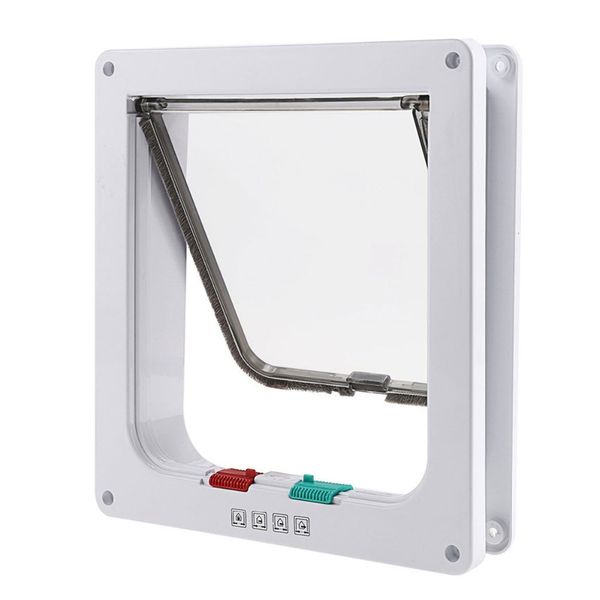 1pc 3-size s m l 4-way system pet cat puppy dog gates pet safety door lockable safe flap door auto close by magnet built in
1pc 3-size s m l 4-way system pet cat puppy dog gates pet safety door lockable safe flap door auto close by magnet built in