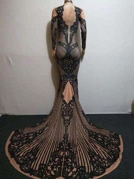 rhinestones long train dress women singer dancer outfit bar birthday celebrate dress stage prom evening dqs2376, Black;red
rhinestones long train dress women singer dancer outfit bar birthday celebrate dress stage prom evening dqs2376, Black;red