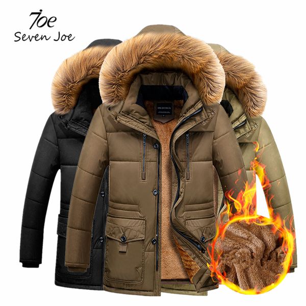 men's down & parkas seven joe winter jacket men brand clothing fashion casual slim thick warm mens coats with hooded long overcoats mal, Black
men's down & parkas seven joe winter jacket men brand clothing fashion casual slim thick warm mens coats with hooded long overcoats mal, Black