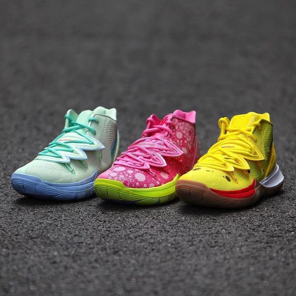 new kids kyrie 5 sponge basketball shoes for boys girls irving bob squidward patrick infant trainers children sports sneakers size 28-35, White;red
new kids kyrie 5 sponge basketball shoes for boys girls irving bob squidward patrick infant trainers children sports sneakers size 28-35, White;red