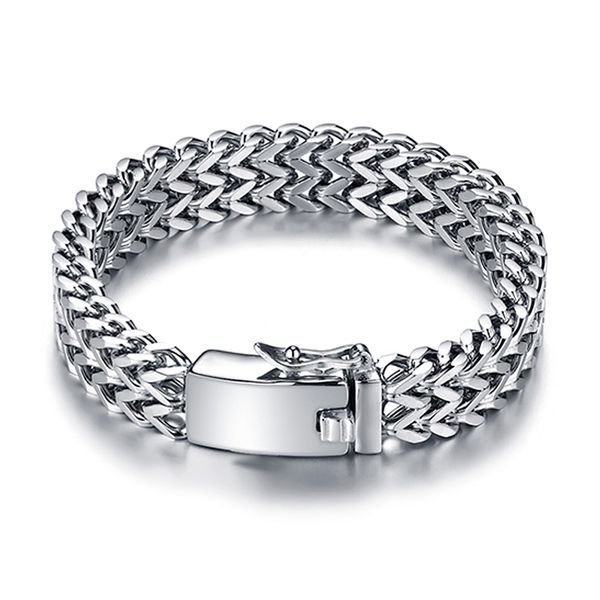 classic fashion stainless steel chain bracelet men's custom buddha bracelet 12 mm wide buddha bracelet party jewelry gift 014, Golden;silver
classic fashion stainless steel chain bracelet men's custom buddha bracelet 12 mm wide buddha bracelet party jewelry gift 014, Golden;silver
