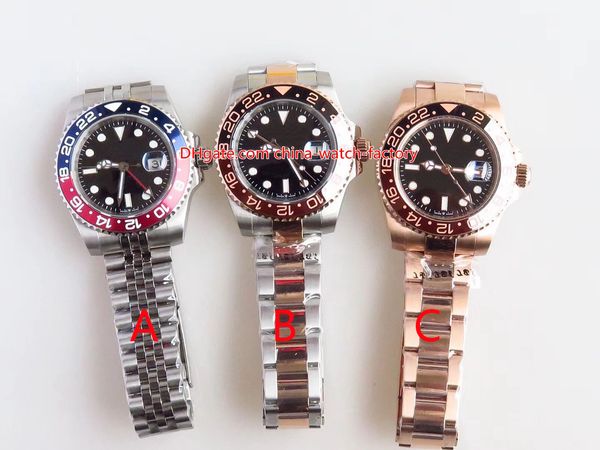 3 style selling cal.2836 movement 40mm 126710 126711 126715 gmt batman pepsi basel world ceramic automatic mens watch watches, Slivery;brown
3 style selling cal.2836 movement 40mm 126710 126711 126715 gmt batman pepsi basel world ceramic automatic mens watch watches, Slivery;brown