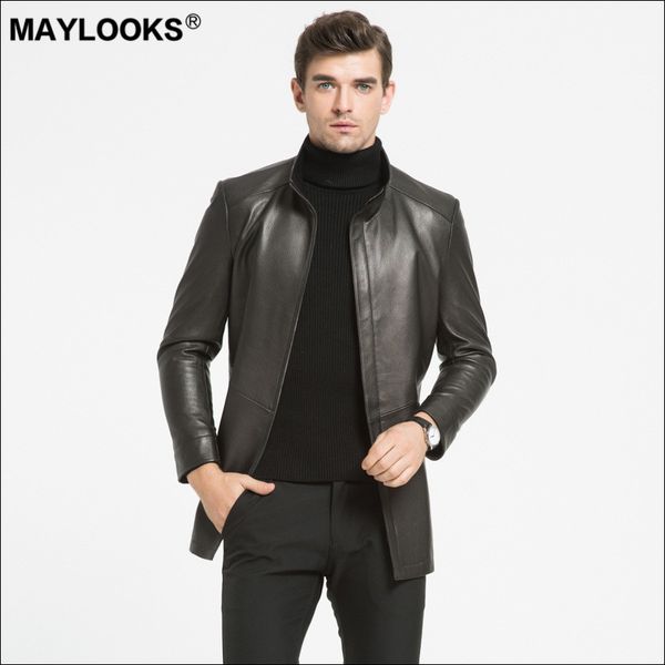 maylooks men's leather cow grain leather goat skins of new fund of 2019 autumn winters is wear-resisting collar leisure ws100, Black
maylooks men's leather cow grain leather goat skins of new fund of 2019 autumn winters is wear-resisting collar leisure ws100, Black