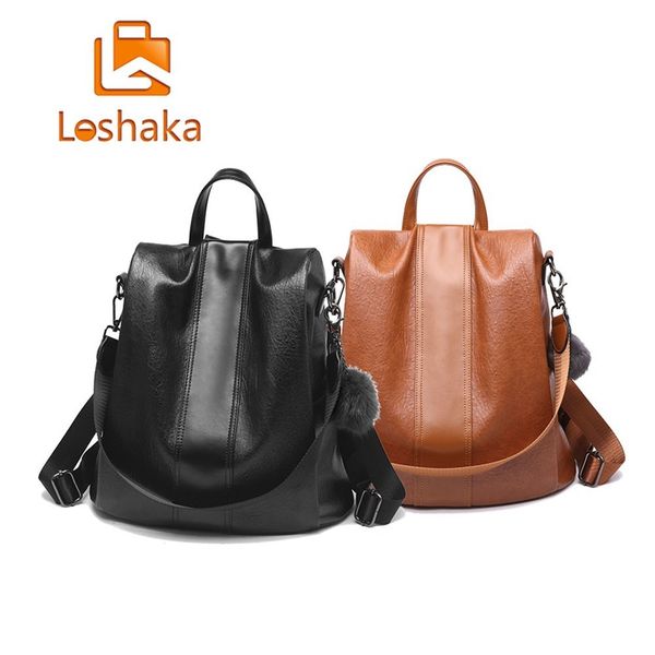 loshaka fashion casual leather women anti-theft backpack quality vintage backpacks female larger capacity travel shoulder bag
loshaka fashion casual leather women anti-theft backpack quality vintage backpacks female larger capacity travel shoulder bag