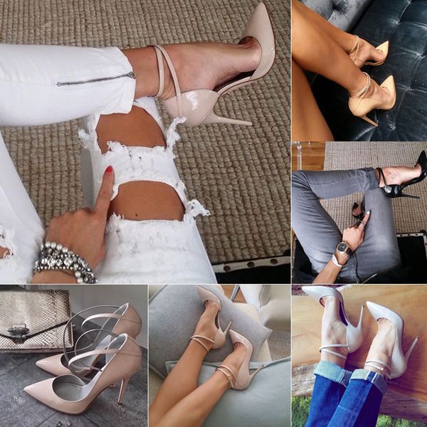pumps women lace up high heels summer style pointed toe bandage stiletto pu leather ladies party high heel shoes pink, Black
pumps women lace up high heels summer style pointed toe bandage stiletto pu leather ladies party high heel shoes pink, Black
