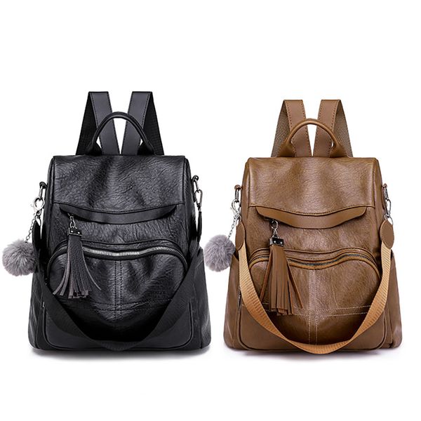 fashion casual leather women anti-theft backpack quality vintage backpacks female larger capacity travel shoulder bag dropship 9
fashion casual leather women anti-theft backpack quality vintage backpacks female larger capacity travel shoulder bag dropship 9