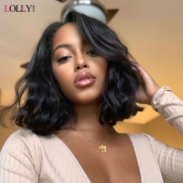 lace wigs lolly body wave short human hair peruvian front pre-plucked 8-16 inch bob for black women, Black;brown
lace wigs lolly body wave short human hair peruvian front pre-plucked 8-16 inch bob for black women, Black;brown