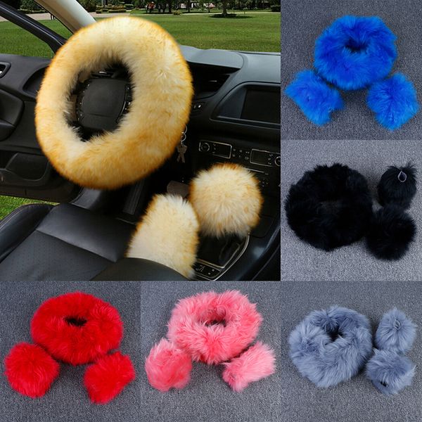 car long plush warm steering wheel cover woolen handbrake universal 3pcs/set artificial auto interior steering wheel covers
car long plush warm steering wheel cover woolen handbrake universal 3pcs/set artificial auto interior steering wheel covers