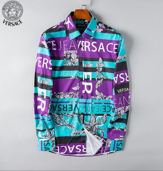 spring/summer 2019 fashion new european and american menswear brand designer business casual printed long-sleeve shirt size s-3xl -a1, White;black
spring/summer 2019 fashion new european and american menswear brand designer business casual printed long-sleeve shirt size s-3xl -a1, White;black