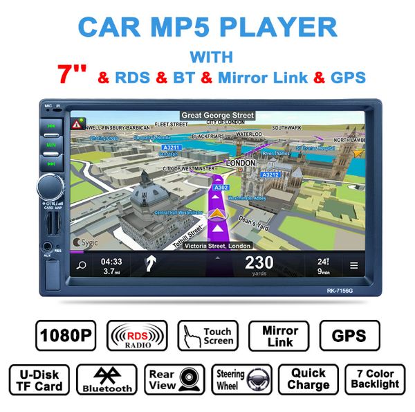 by dhl or fedex 10pcs car radio 7inch hd car mp5 player 2 din bluetooth player touch screen with gps navigator am/fm/rds 7156g
by dhl or fedex 10pcs car radio 7inch hd car mp5 player 2 din bluetooth player touch screen with gps navigator am/fm/rds 7156g