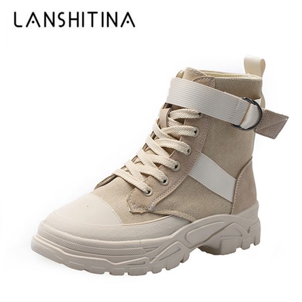 fashion 2019 new autumn motorcycle boots women british style high canvas shoes sneakers women flat heels winter ankle boots, Black
fashion 2019 new autumn motorcycle boots women british style high canvas shoes sneakers women flat heels winter ankle boots, Black