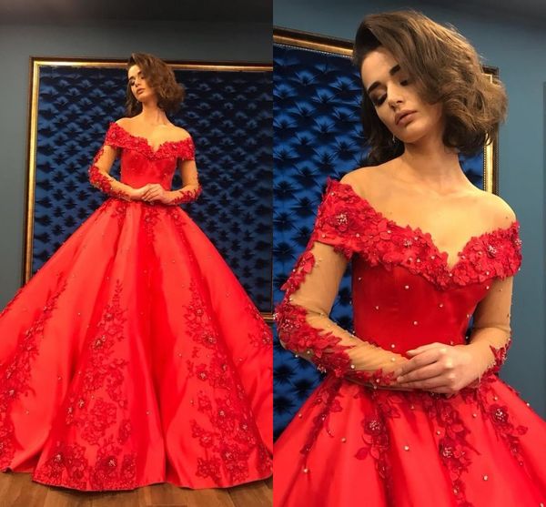 red ball gown quinceanera dress 2020 long elegant women event party dress heavy beaded crystal deep long sleeve sweet 16 dresses, Blue;red
red ball gown quinceanera dress 2020 long elegant women event party dress heavy beaded crystal deep long sleeve sweet 16 dresses, Blue;red
