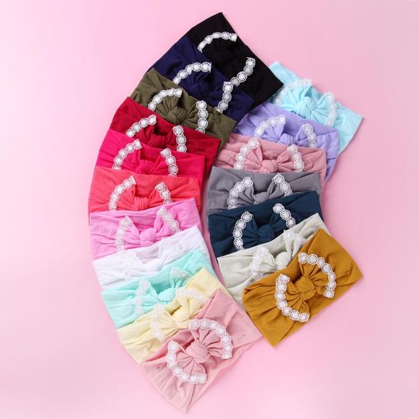 baby headband girls hair accessories nylon turban with lace bow elastic hairband baby princess christmas day gifts, Slivery;white
baby headband girls hair accessories nylon turban with lace bow elastic hairband baby princess christmas day gifts, Slivery;white