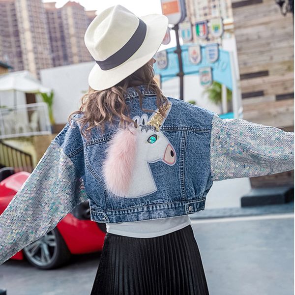fashion unicorn denim jacket women autumn sequined long sleeve coats girl outfit quality outerwear women denim coat casual style, Black;brown
fashion unicorn denim jacket women autumn sequined long sleeve coats girl outfit quality outerwear women denim coat casual style, Black;brown