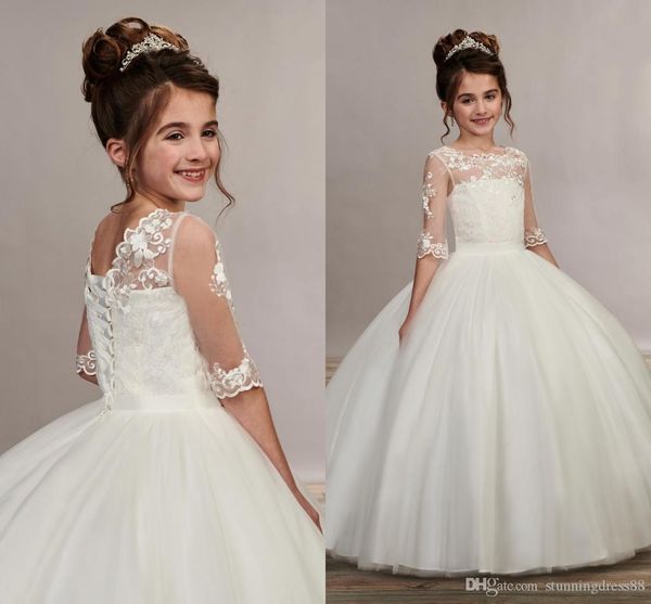 romantic flowers lace flower girls dresses for wedding guest junior bridesmaids dress ball gown tulle with sleeves first communion dress4564, White;blue
romantic flowers lace flower girls dresses for wedding guest junior bridesmaids dress ball gown tulle with sleeves first communion dress4564, White;blue