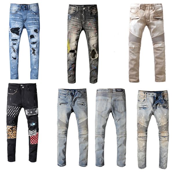 мужские проблемные рваные узкие джинсы slim fit motorcycle biker denim для мужчин модельер хип-хоп мужские джинсы хорошего качества, Blue
мужские проблемные рваные узкие джинсы slim fit motorcycle biker denim для мужчин модельер хип-хоп мужские джинсы хорошего качества, Blue