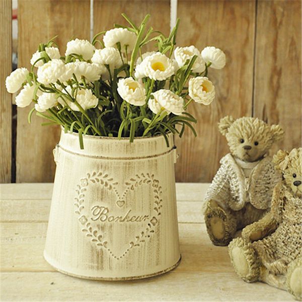 deskholder flower bucket home iron vase vintage craft ornaments pastoral style decoration garden countryside
deskholder flower bucket home iron vase vintage craft ornaments pastoral style decoration garden countryside
