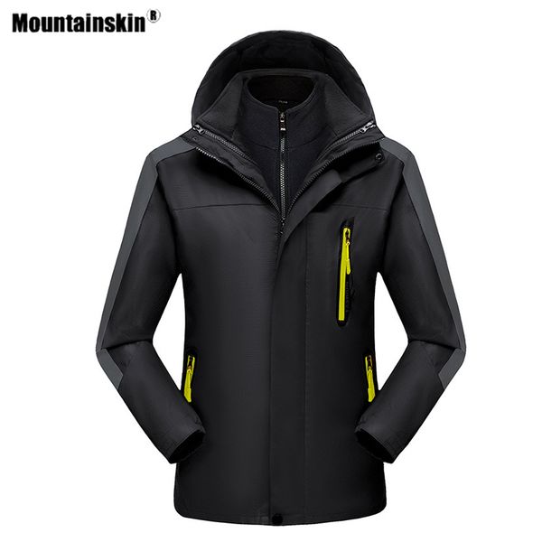 mountainskin winter men 2 pcs hiking jackets thick outdoor sports windbreakers climbing camping trekking skiing male coats va643, Blue;black
mountainskin winter men 2 pcs hiking jackets thick outdoor sports windbreakers climbing camping trekking skiing male coats va643, Blue;black