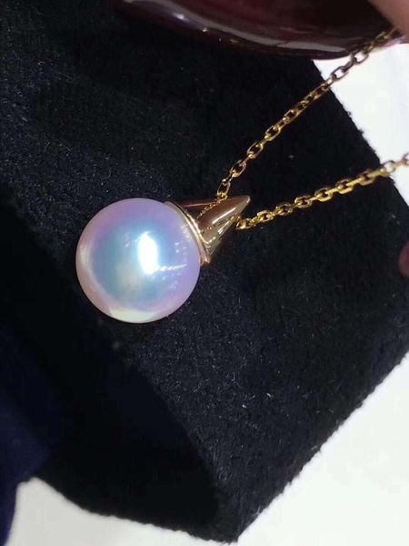 D418 Pearl Pendant Fine Jewelry Solid 18K Gold Natural Round 11-12mm Fresh Water Pink White Pearls Pendants Necklaces for Women, Silver
D418 Pearl Pendant Fine Jewelry Solid 18K Gold Natural Round 11-12mm Fresh Water Pink White Pearls Pendants Necklaces for Women, Silver